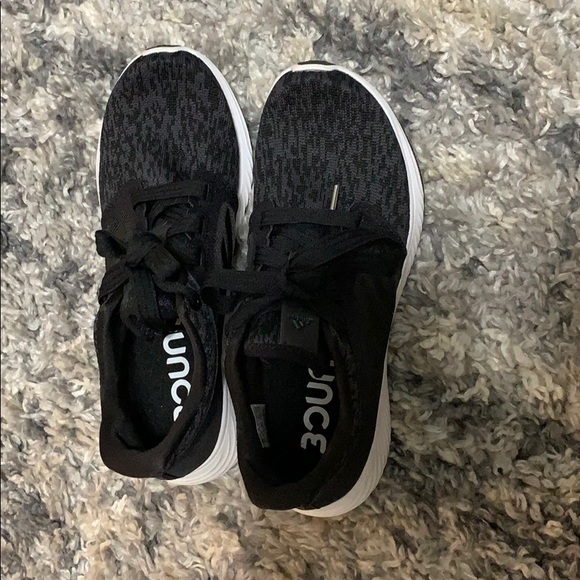Black Adidas Tennis Shoes - Picture 1 of 4